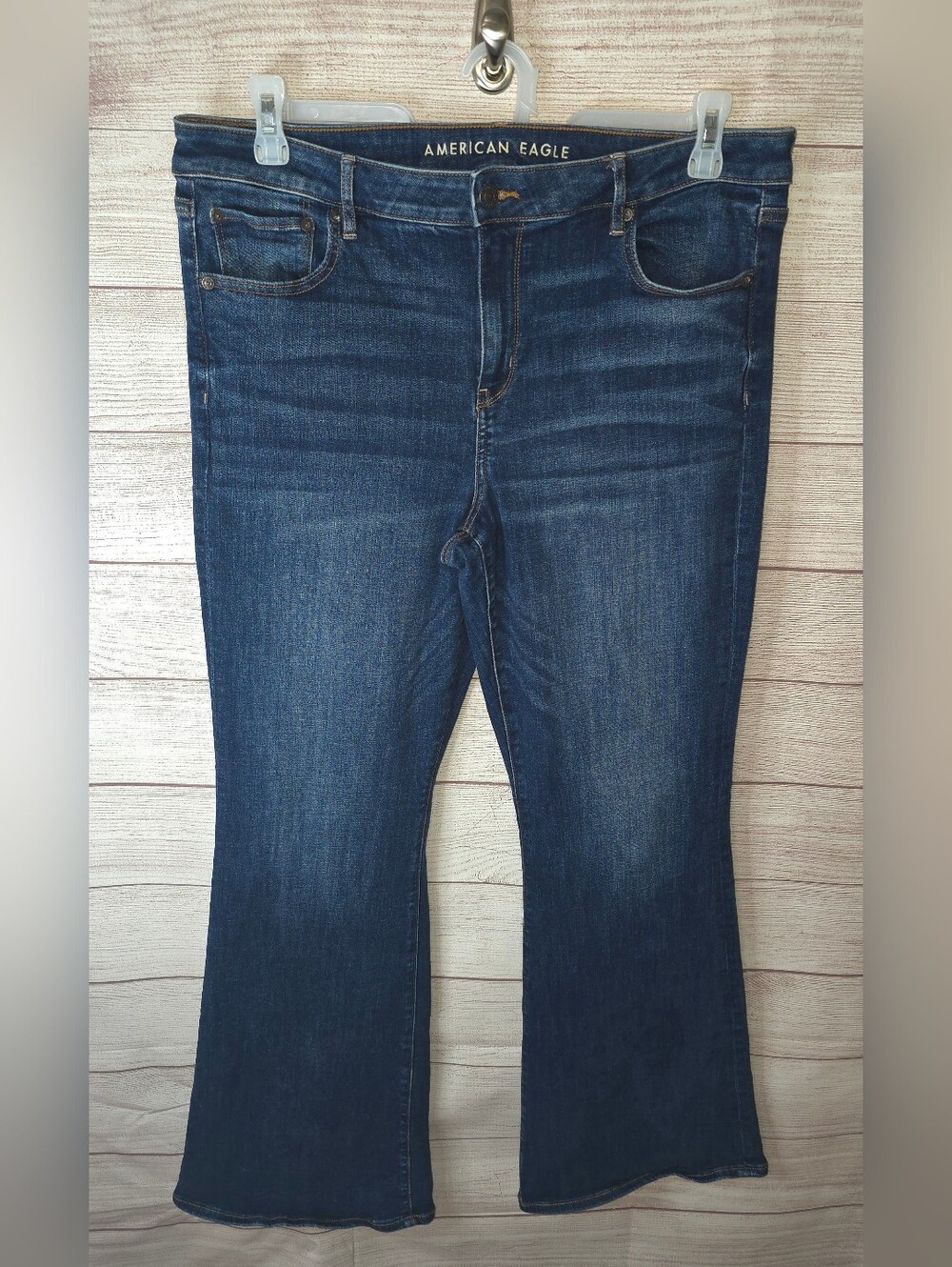 American Eagle Low-Rise Flare Size 16 LONG